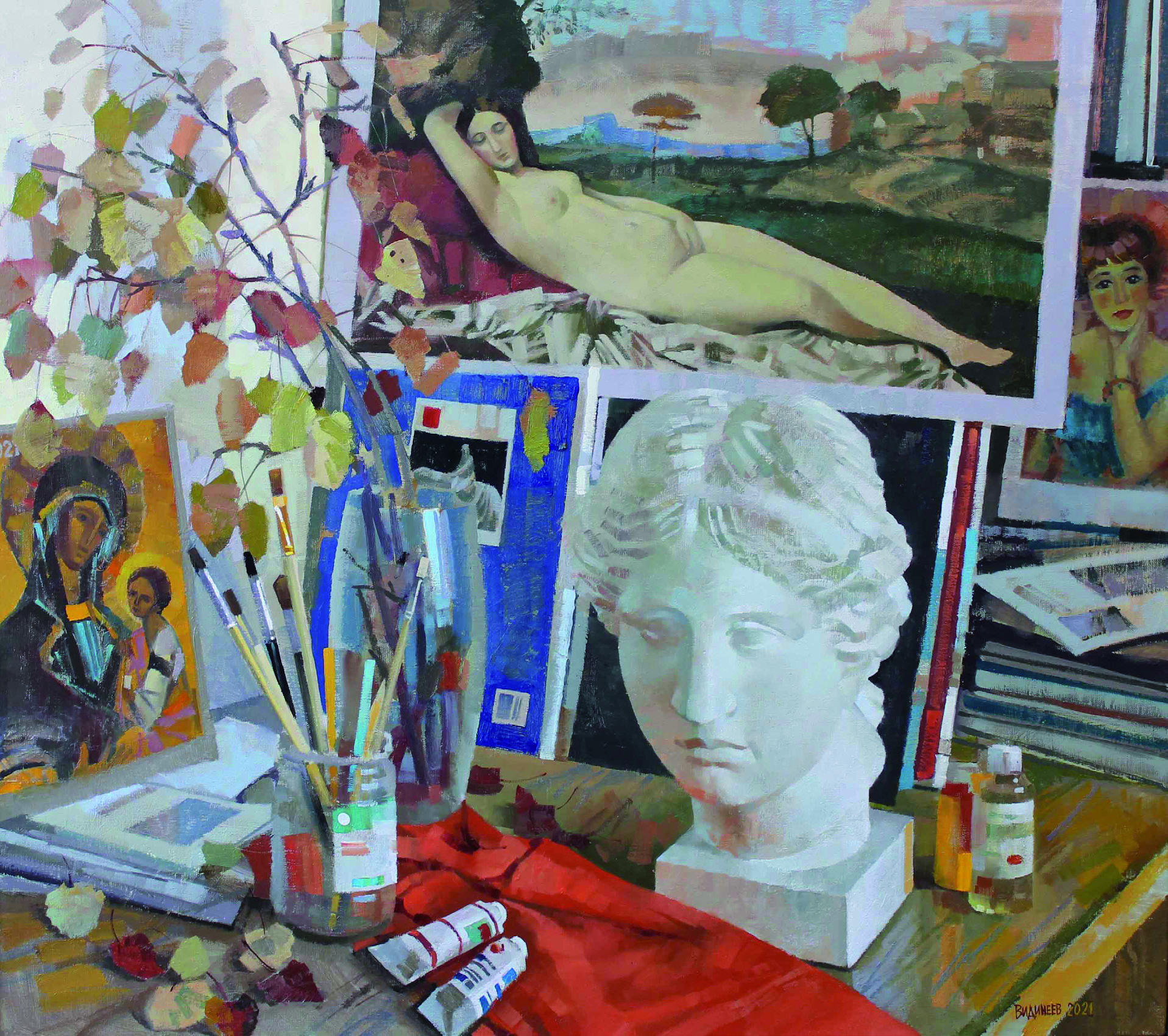 В мастерской