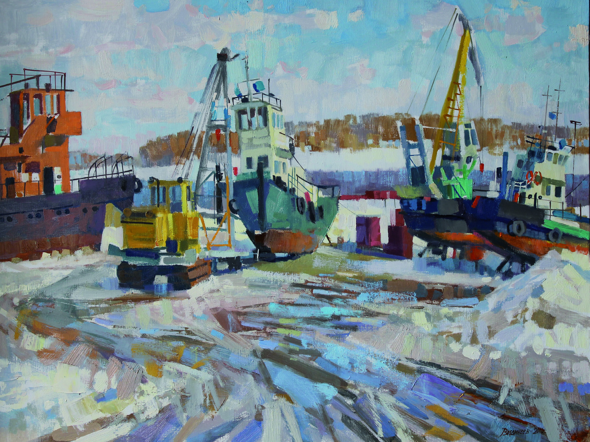 На берегу Ваха