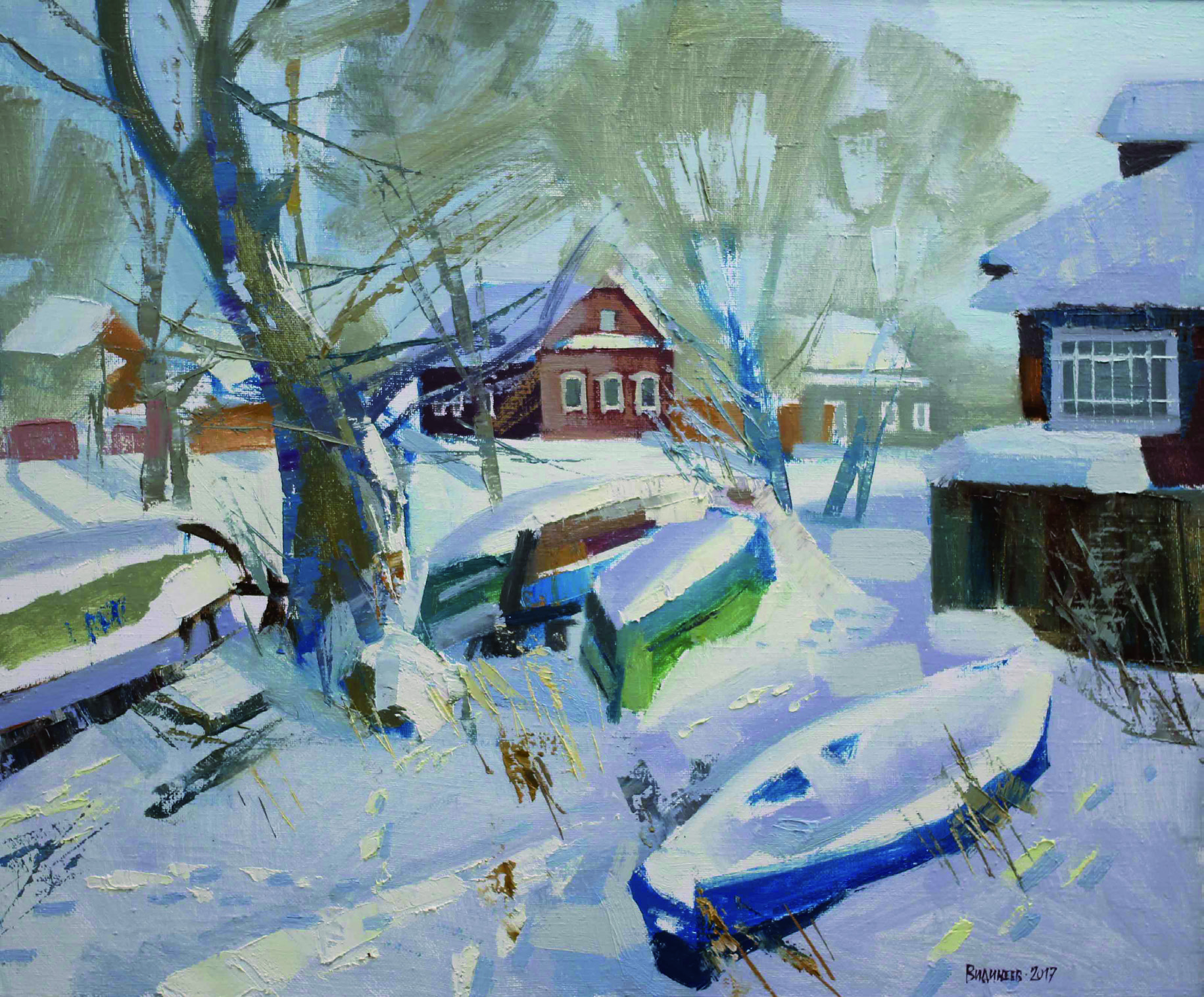 Зимой на берегу Трубежа