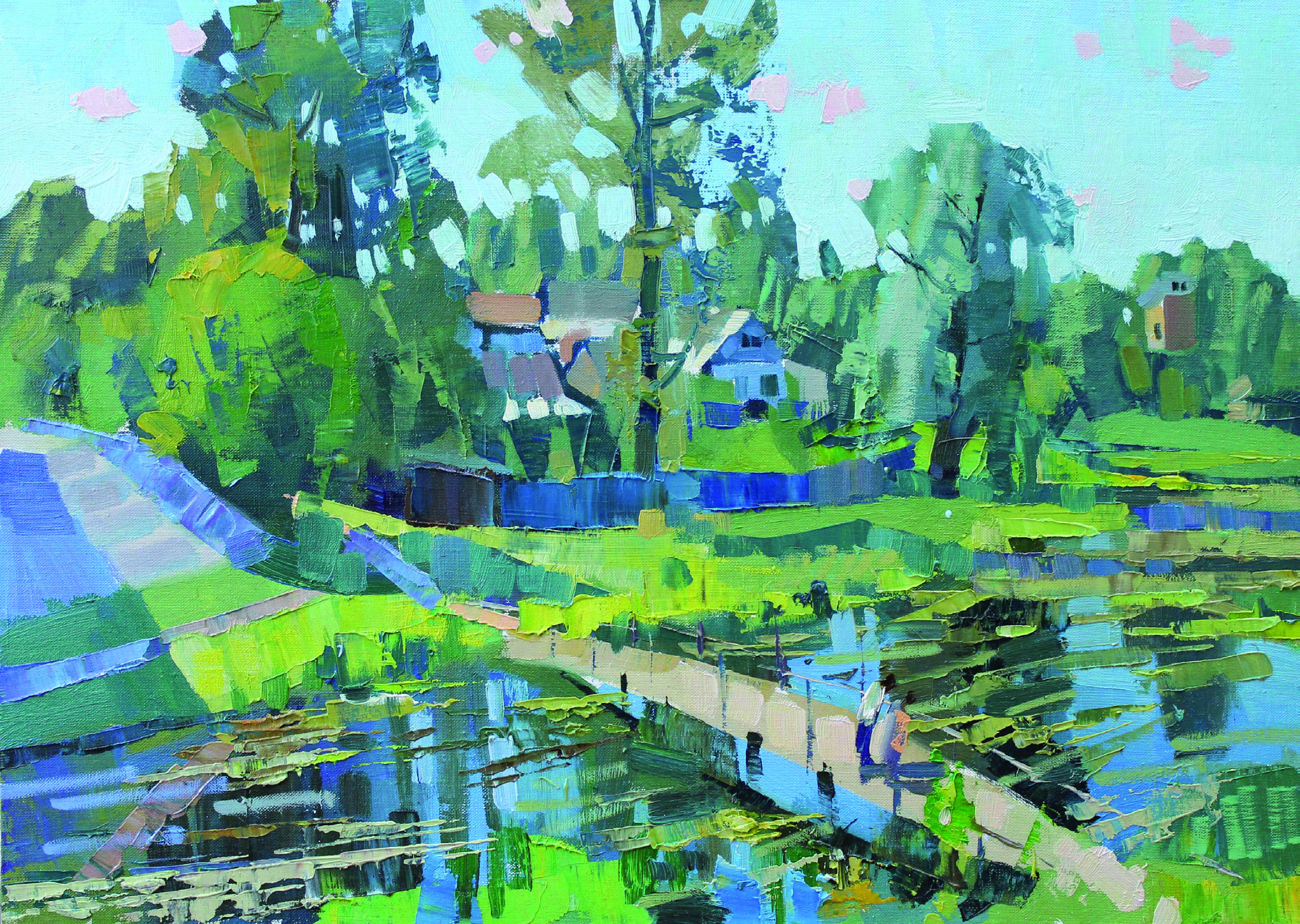 Подмосковье, речка Уча